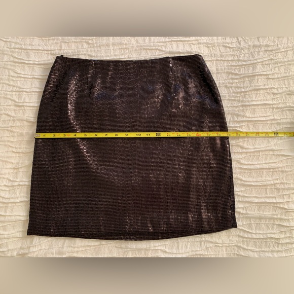 WHBM Black sequin skirt - Picture 6 of 7